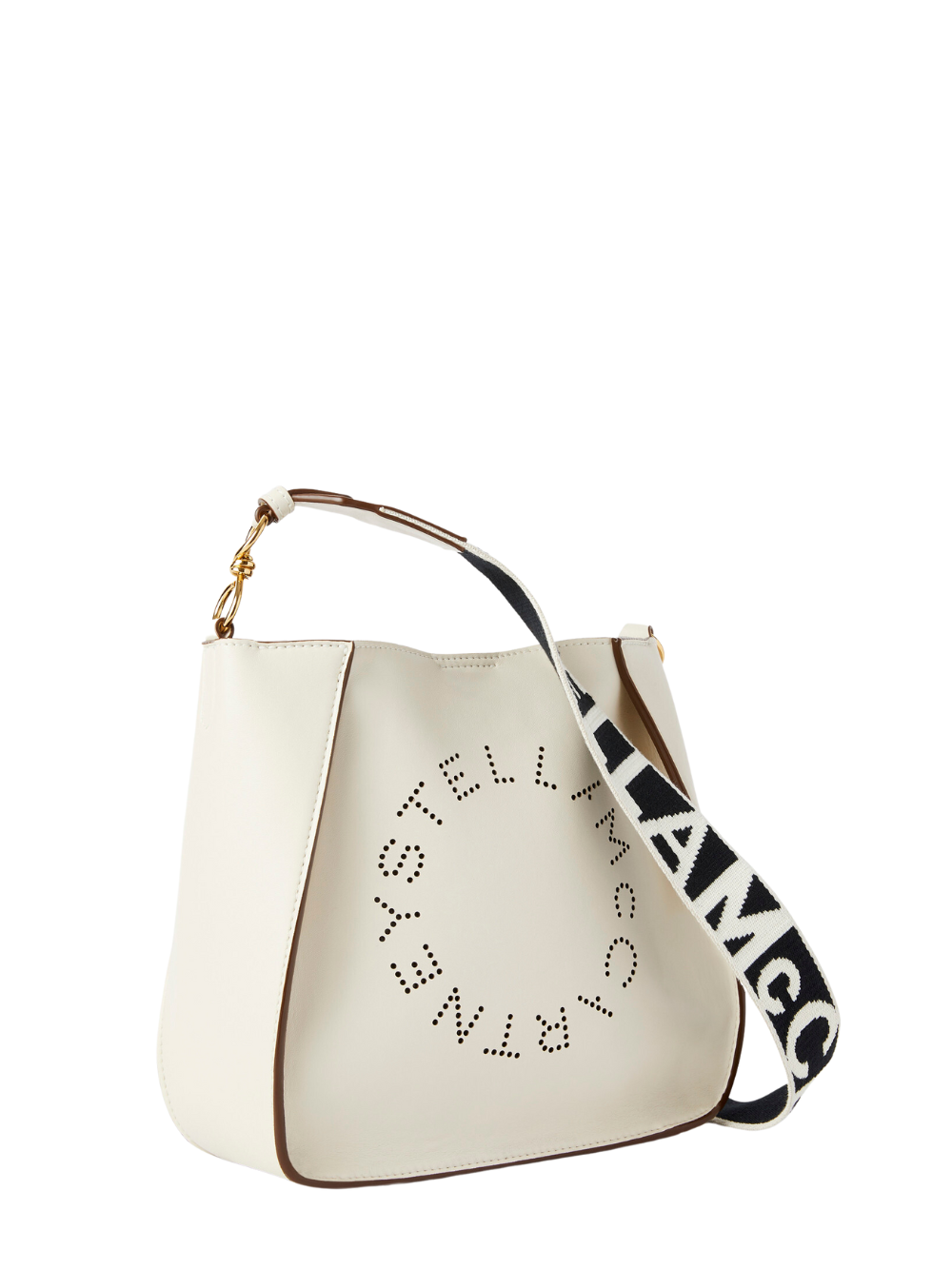 Stella McCartney Stella Logo Shoulder Bag White 2
