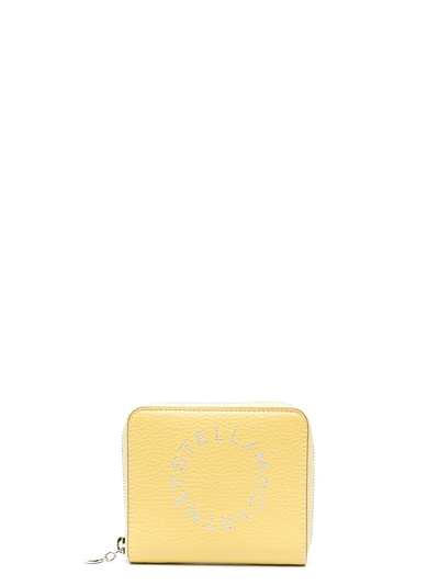 Stella Logo Zip Around Mini Wallet (Yellow)