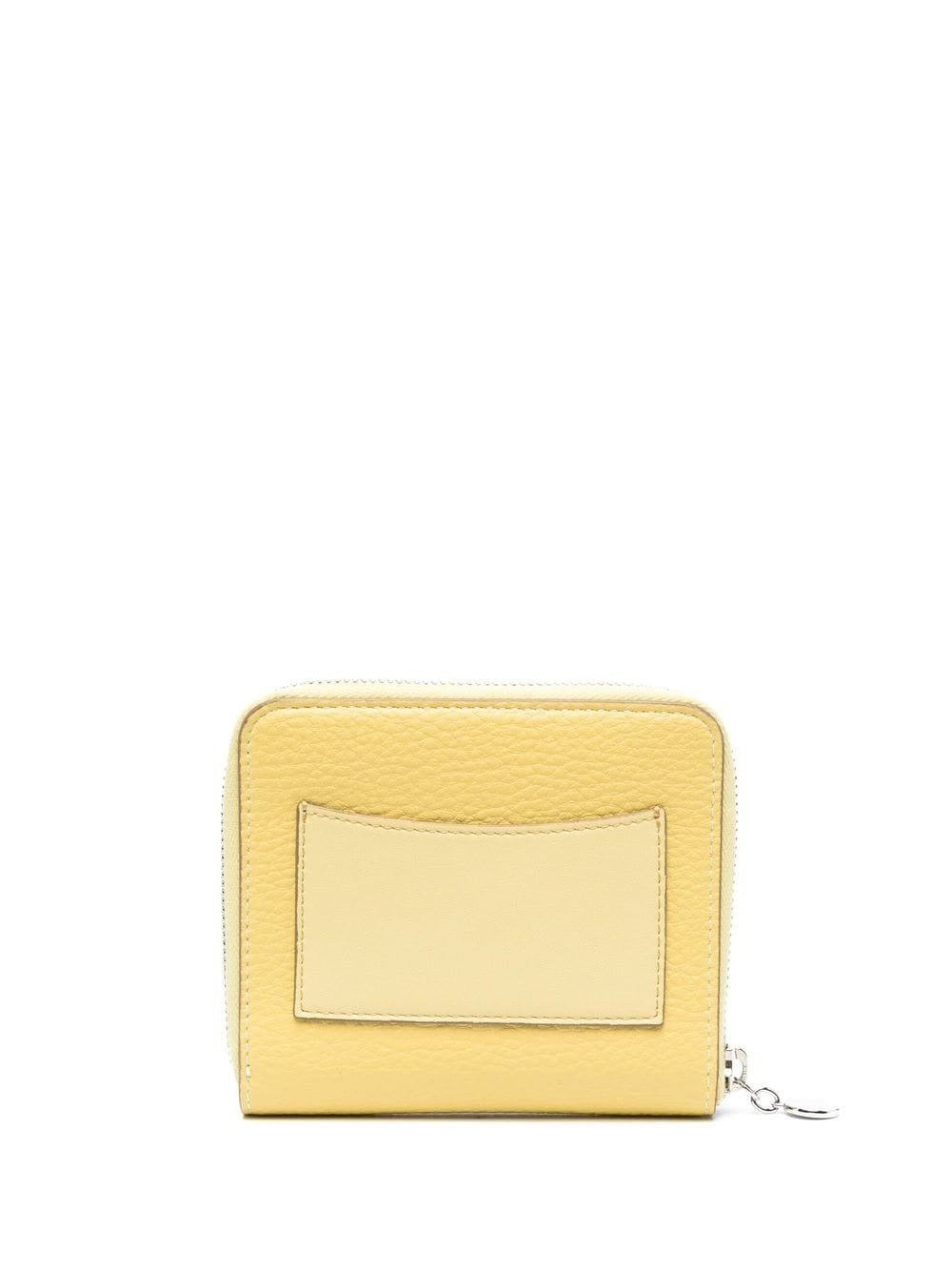 Stella Logo Zip Around Mini Wallet (Yellow)