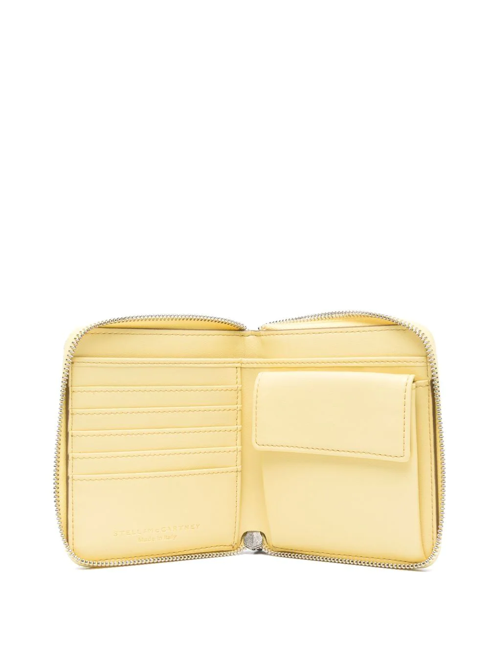 Stella Logo Zip Around Mini Wallet (Yellow)