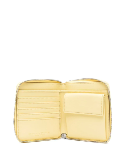 Stella Logo Zip Around Mini Wallet (Yellow)