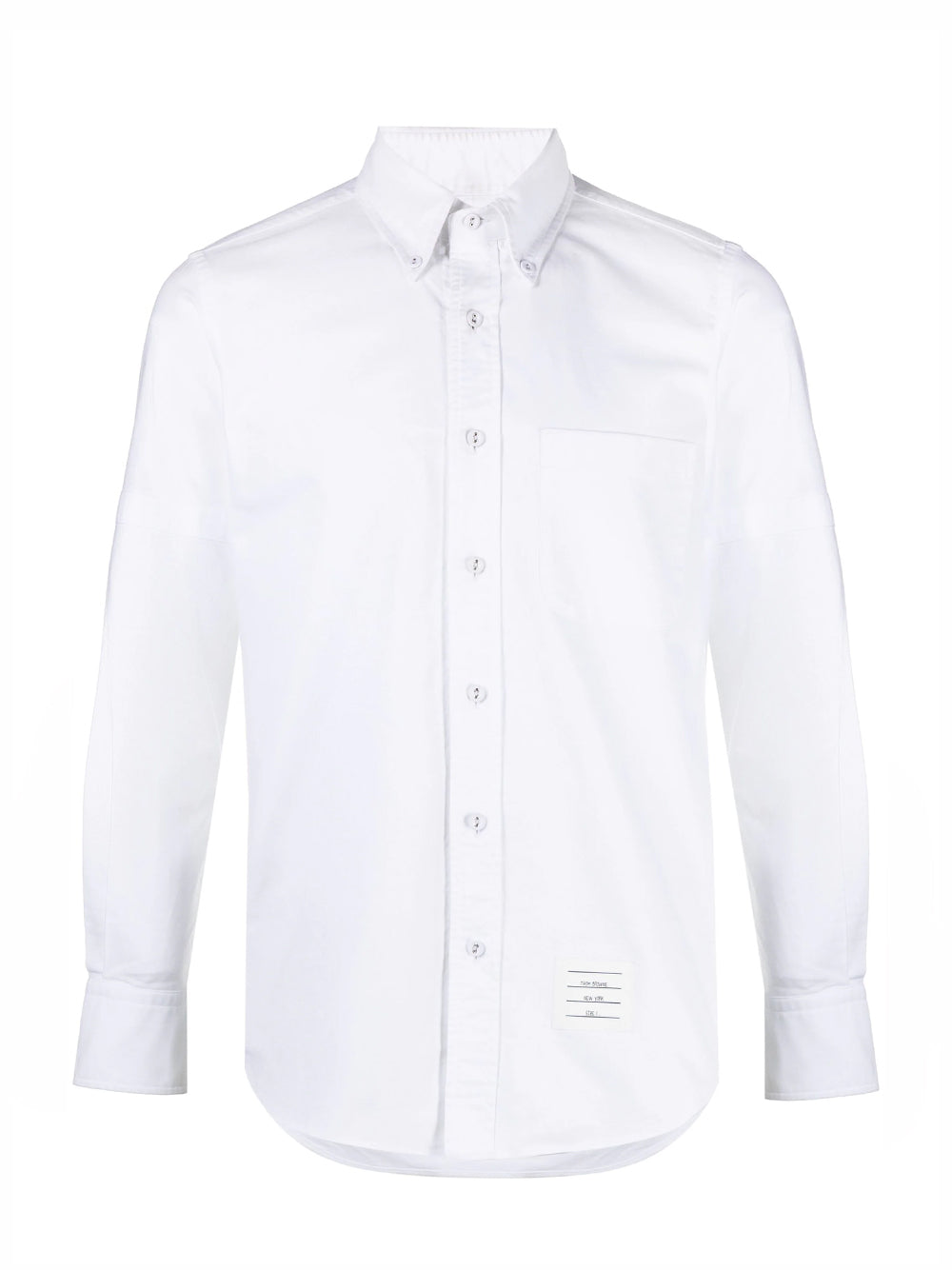 Straight Fit RWB Placket Shirt (White)