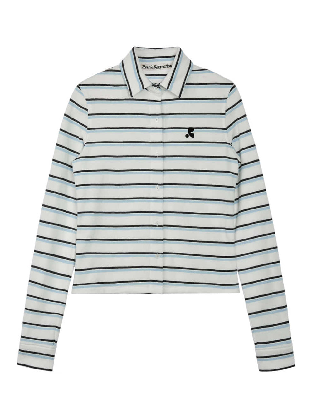 Stripe Jersey Shirt (White)