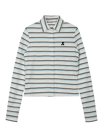 Stripe Jersey Shirt (White)