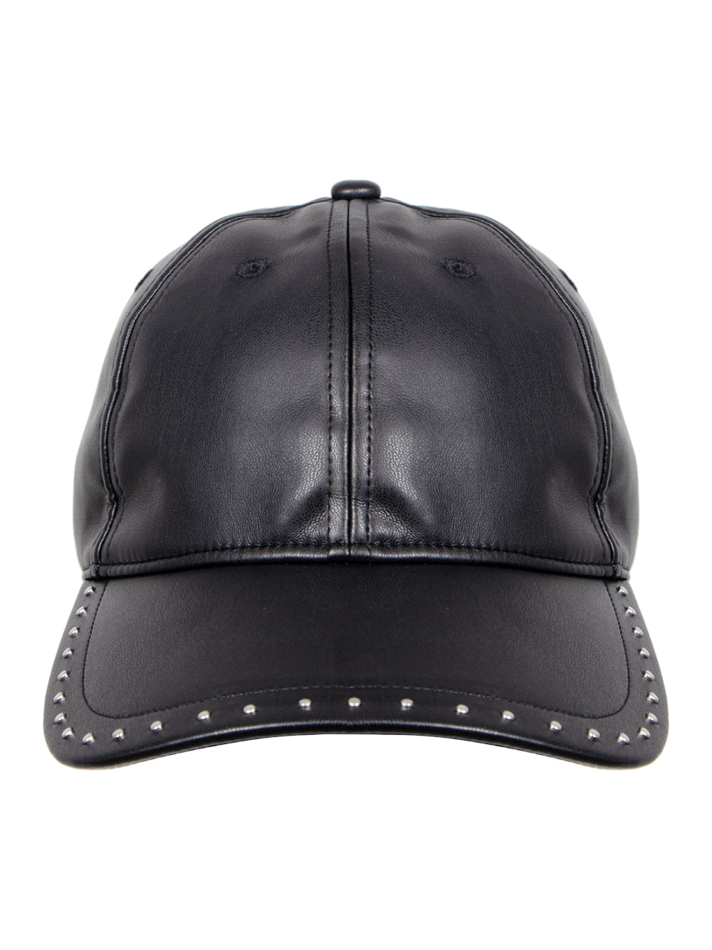 Studded Harlow Baseball Cap (Black)