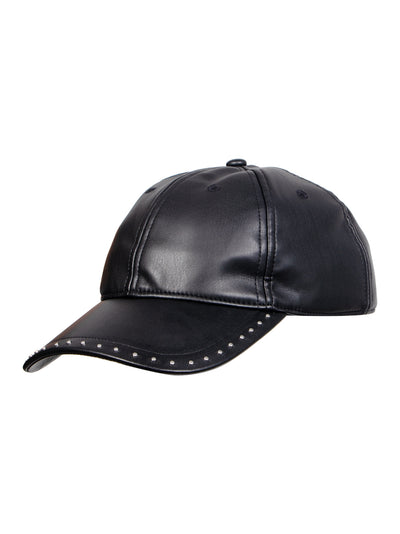 Studded Harlow Baseball Cap (Black)