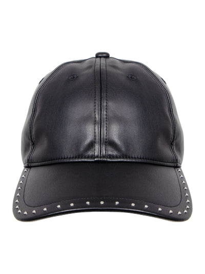 Studded Harlow Baseball Cap (Black)