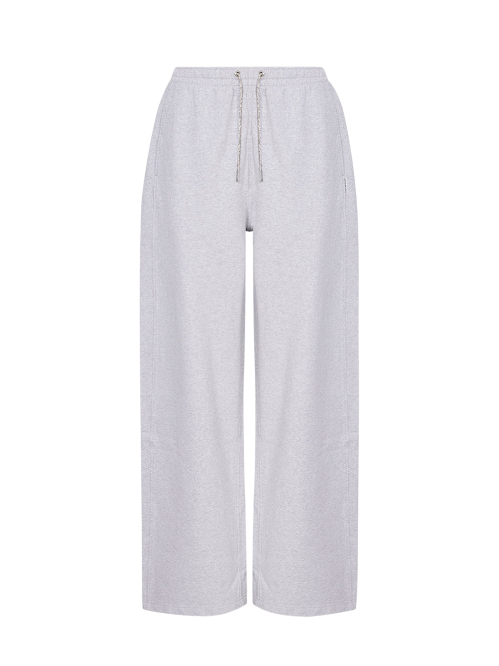 Sweatpant in Cotton Terry with Crystal Hotfix Drawcord (Light Heather Grey)