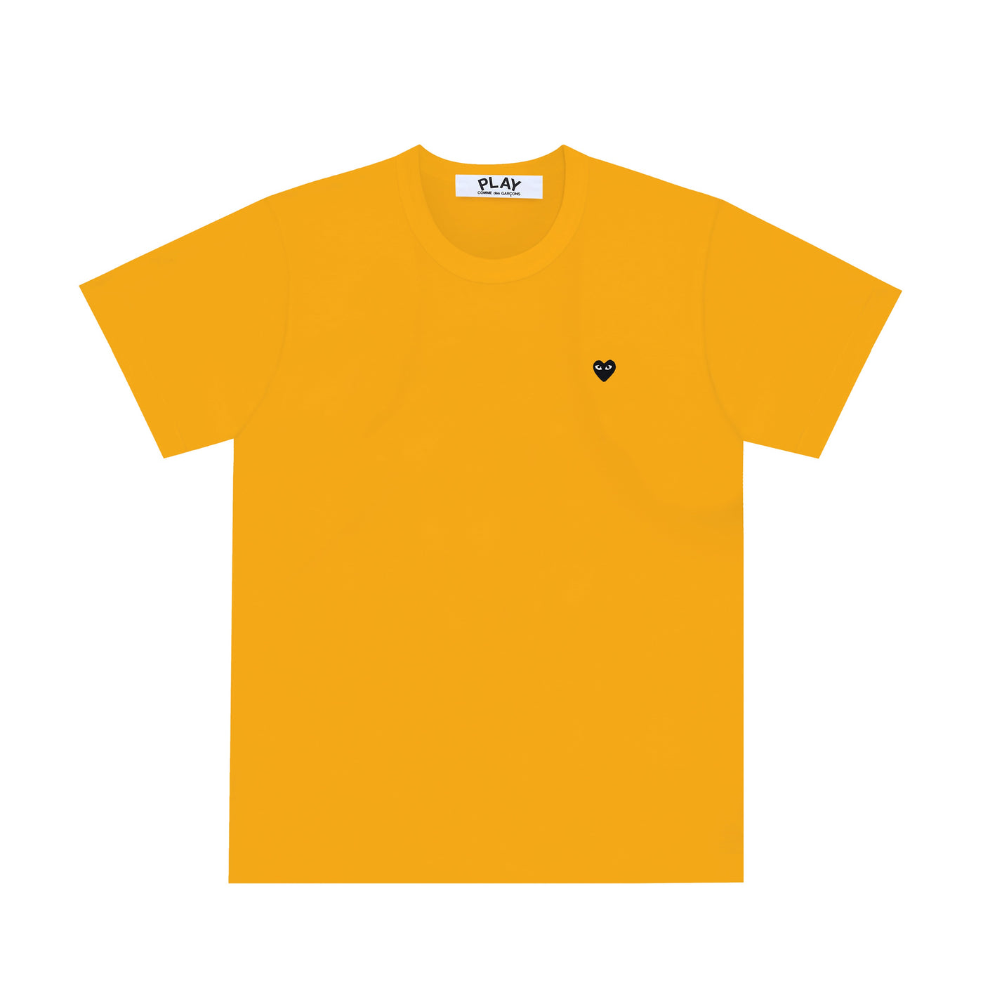 Tee With Black Heart Women (Yellow)