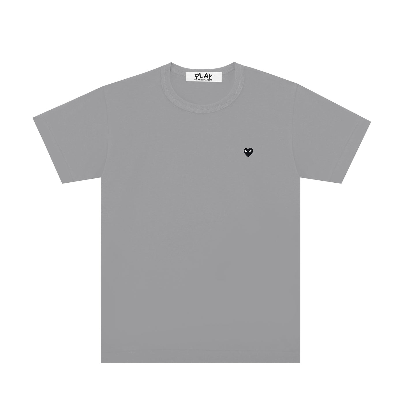 Tee With Black Heart Women (Grey)