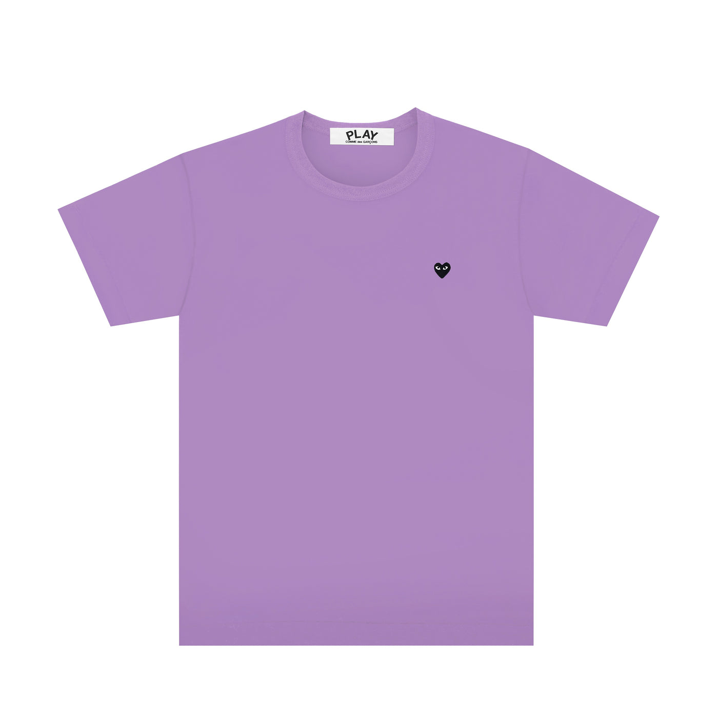 Tee With Black Heart Women (Purple)