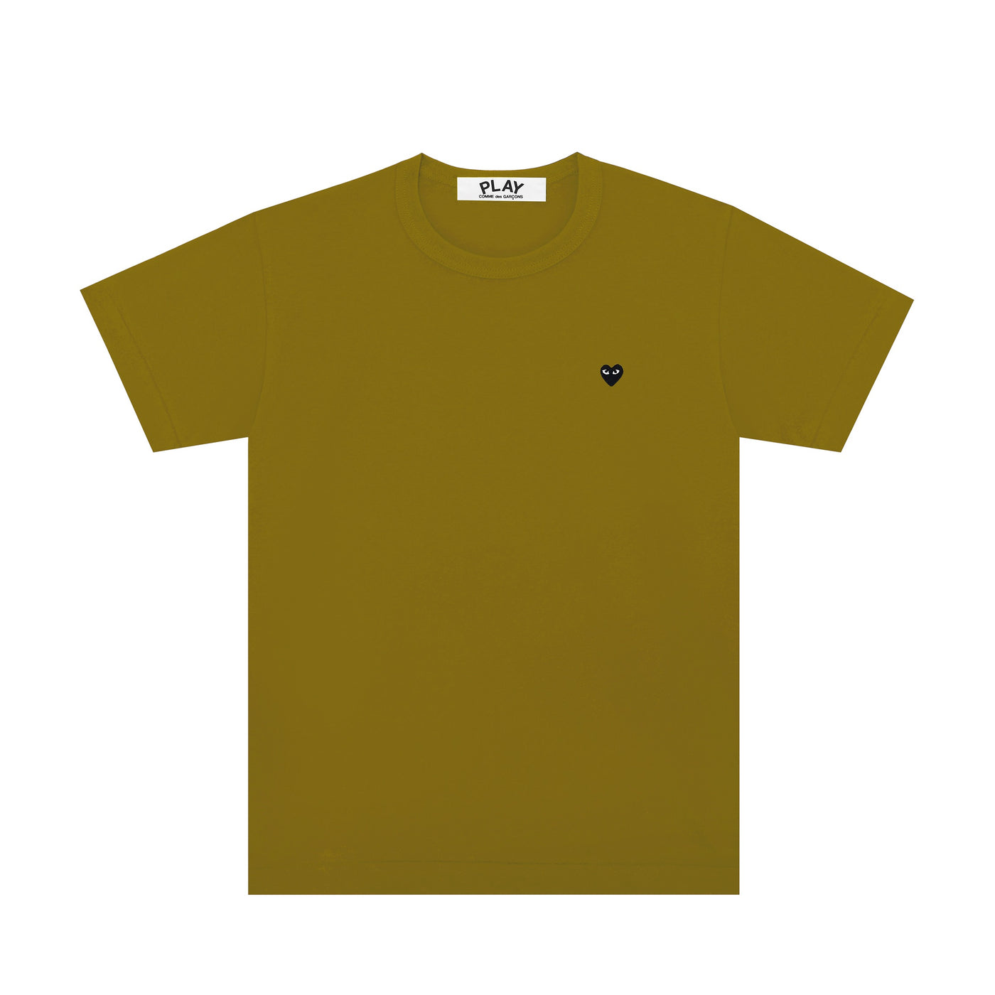 Tee With Black Heart Women (Olive)