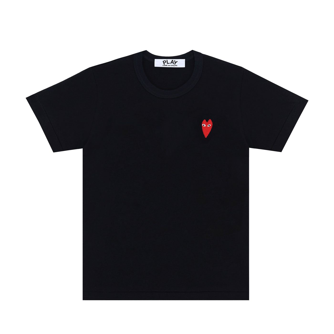 Tee With Red Heart Women (Black)