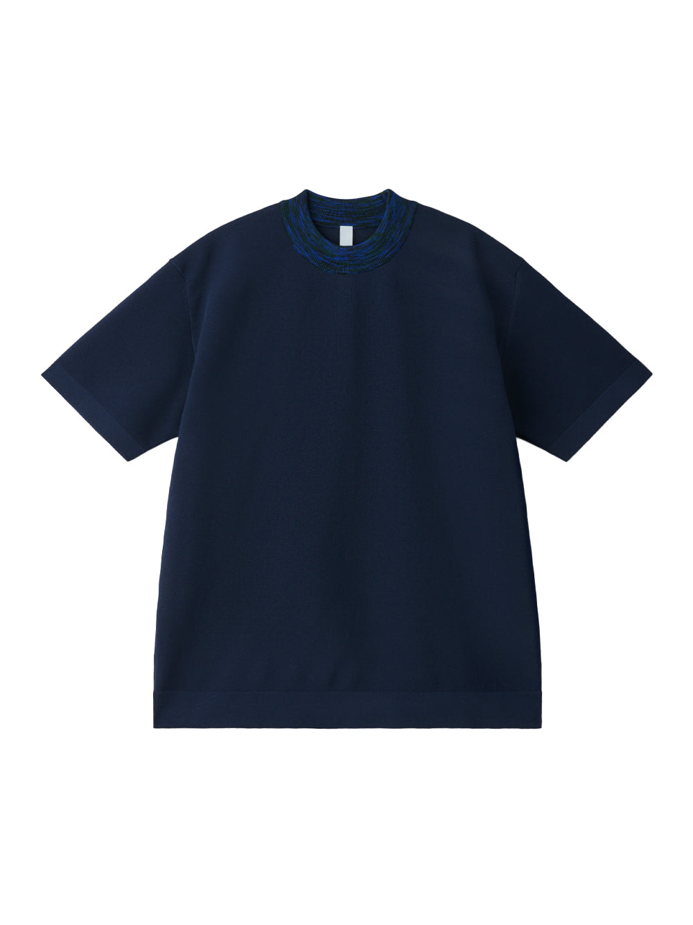 TC Garter Knikat Short Sleeve Tee Shirt ฺ(Navy-Blue Multi)