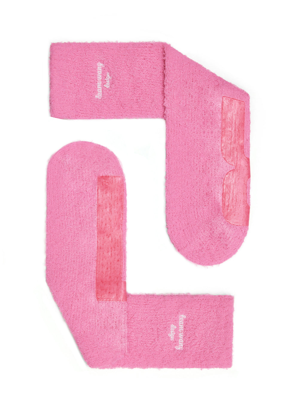 STAY FOR THE NIGHT FUZZY FLOOR SOCKS (Pink)