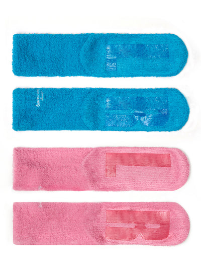 STAY FOR THE NIGHT FUZZY FLOOR SOCKS (Pink)