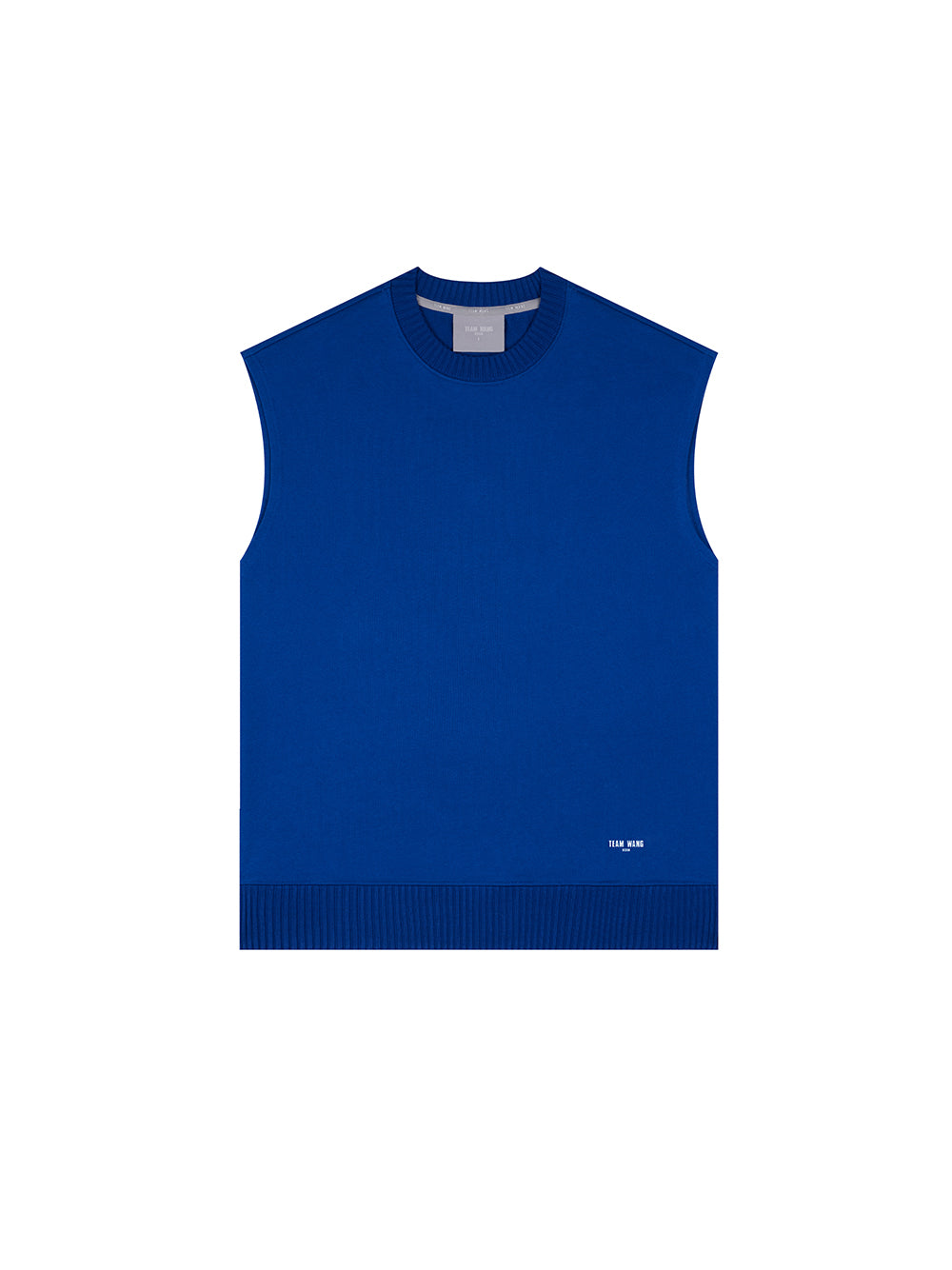 I See The Lights Crew-Neck Rolled Sleeveless T- Shirt (Blue Quartz)