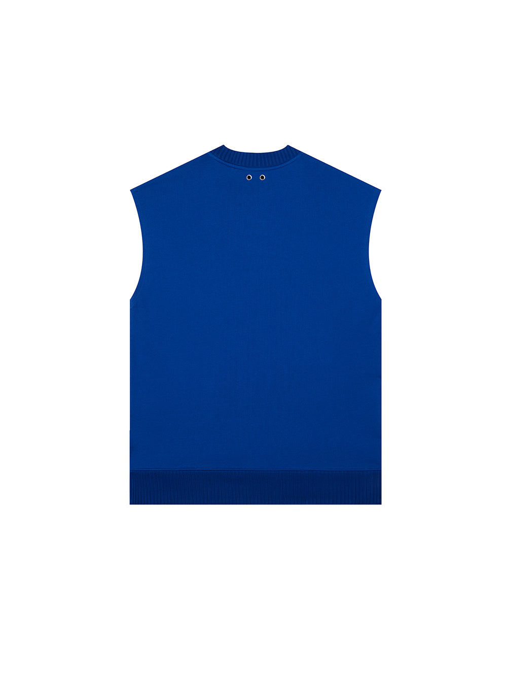 I See The Lights Crew-Neck Rolled Sleeveless T- Shirt (Blue Quartz)