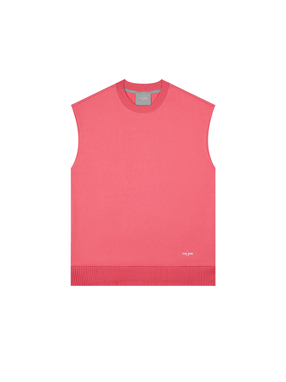I See The Lights Crew-Neck Rolled Sleeveless T- Shirt (Coral Paradise)