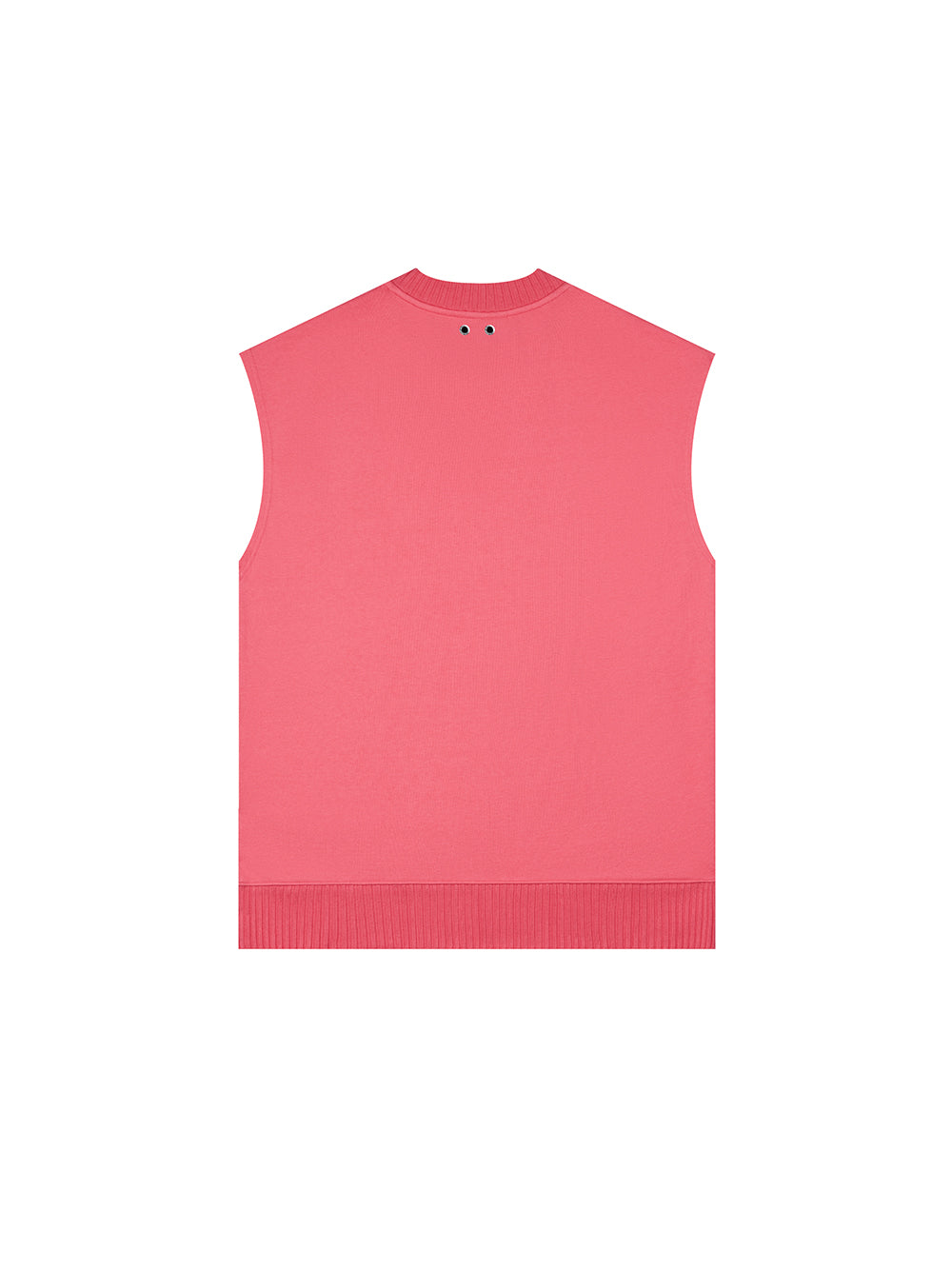 I See The Lights Crew-Neck Rolled Sleeveless T- Shirt (Coral Paradise)