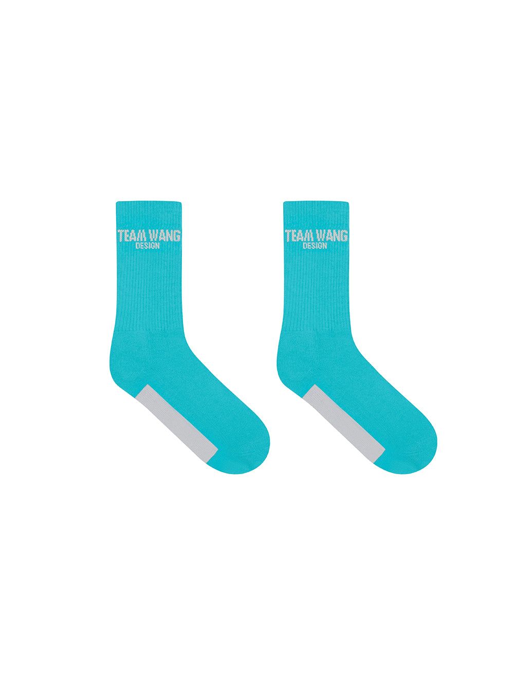 I See The Lights Logoed Crew Socks (Blue Curacao)