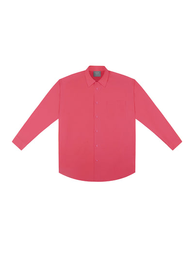 I See The Lights Loose Long - Sleeve Shirt (Coral Paradise)