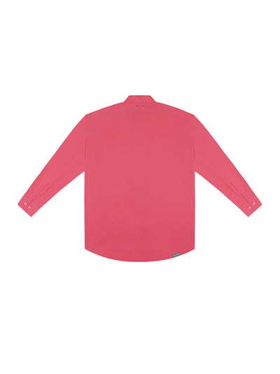 I See The Lights Loose Long - Sleeve Shirt (Coral Paradise)