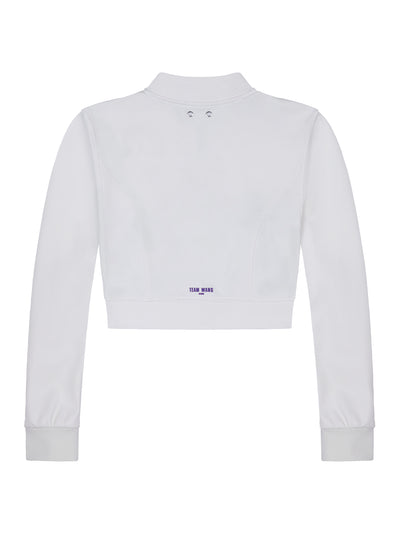 TEAM WANG design x CHUANG ASIA Zip up Cropped Casual Jacket (White)