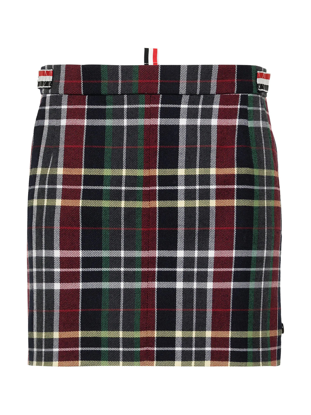 Tartan Check Wool Miniskirt (Seasonal Multi)