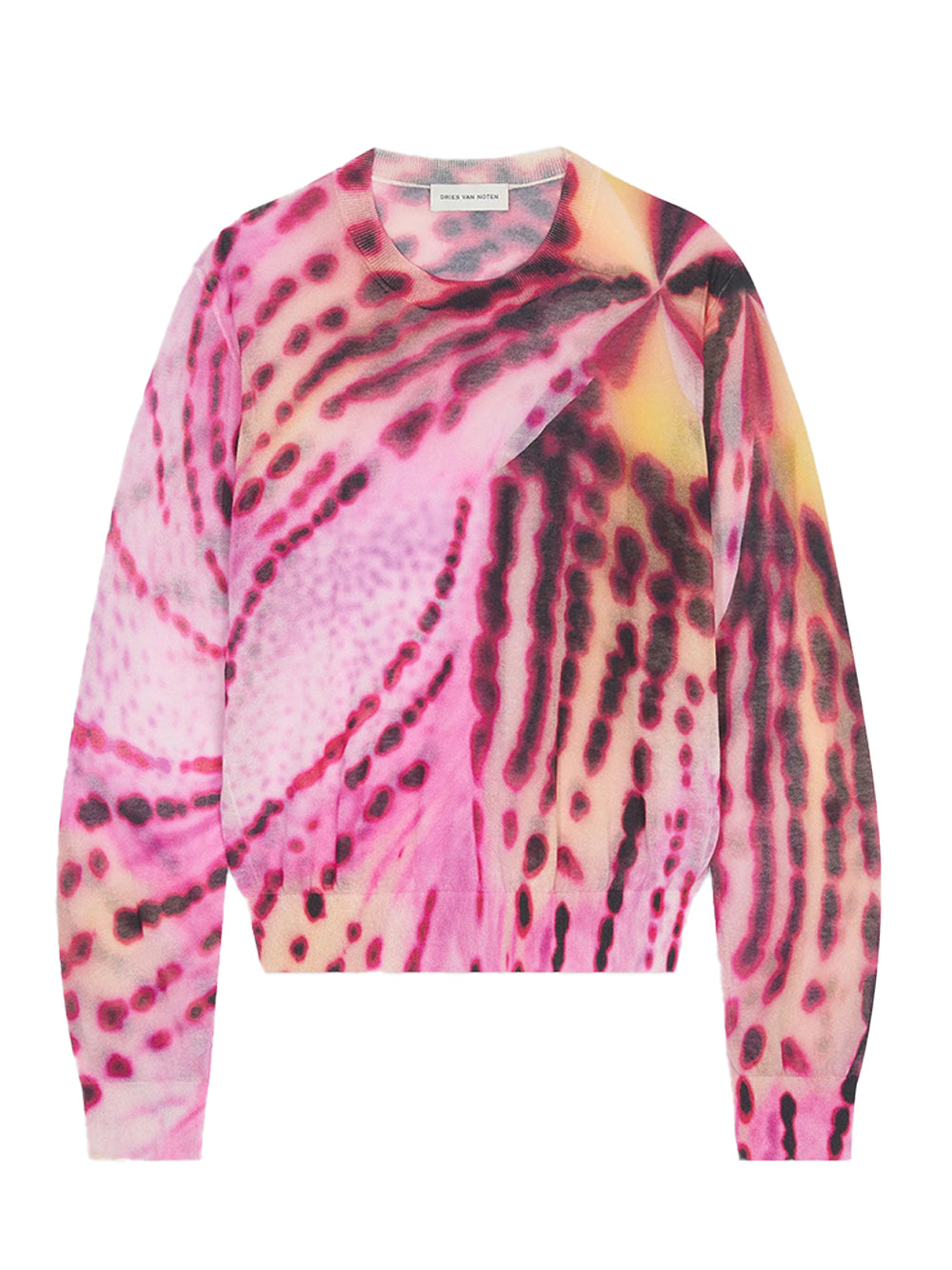 Floral Print Sweater Pink