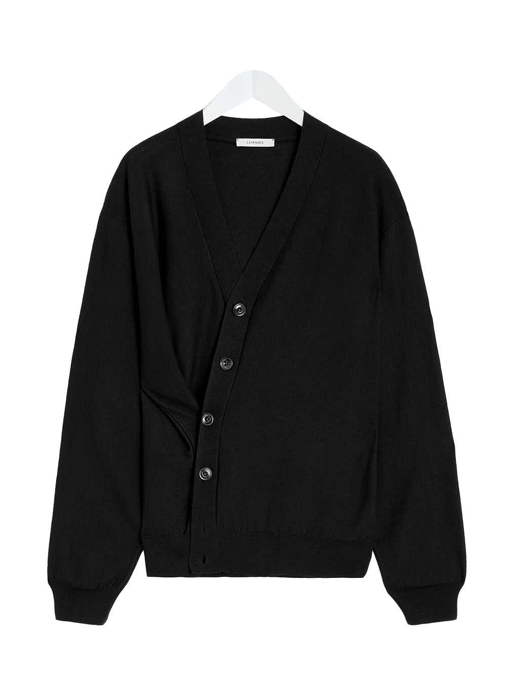 Relaxed Twisted Cardigan Black