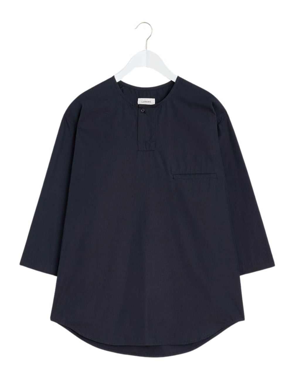 Short Sleeve Henley Top Caviar