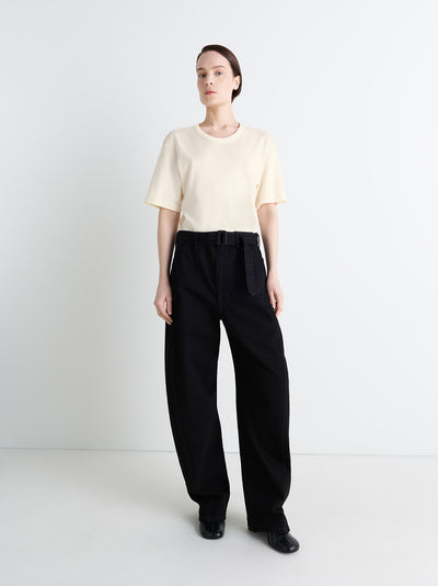 Rib T-Shirt (Light Cream)