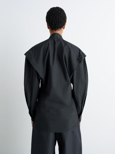 Ascot Blouse Squid Ink