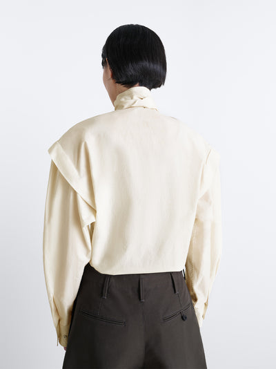 Ascot Blouse Light Cream