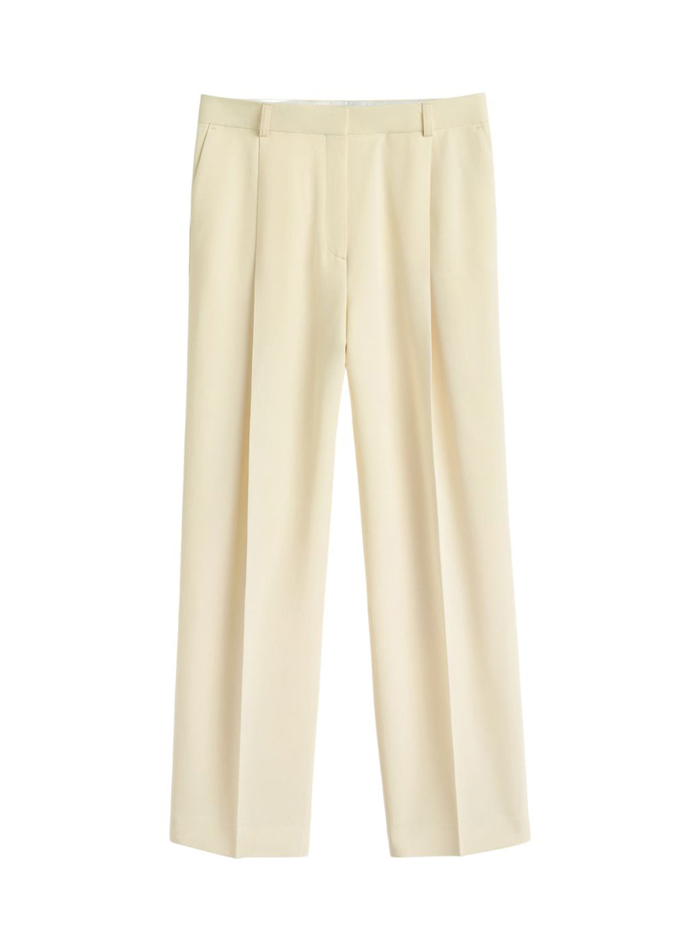 Pleated Straight Trousers Butter
