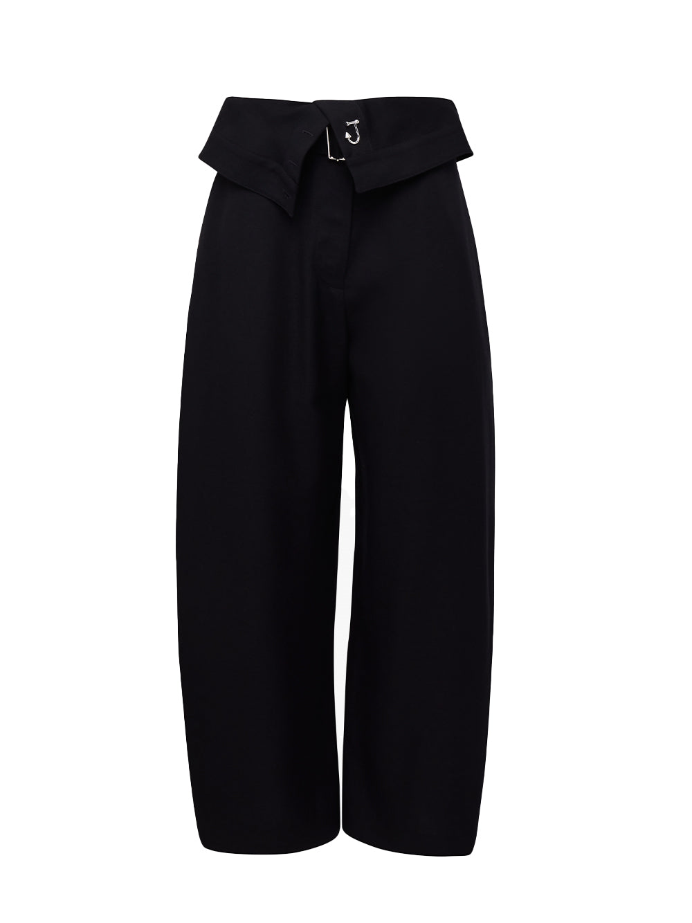 Fold Over Trousers (Black)