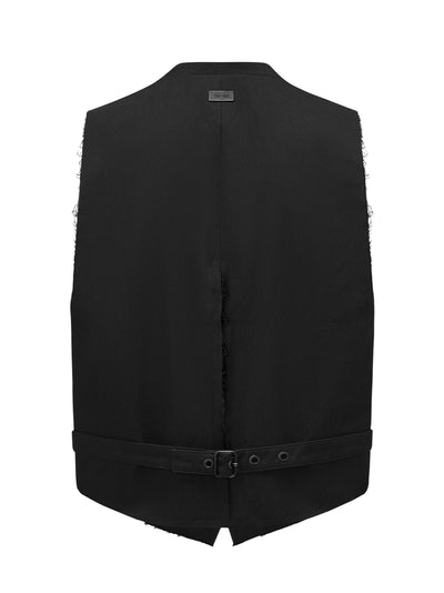 Acceptance Classic V-Neck Vest Black