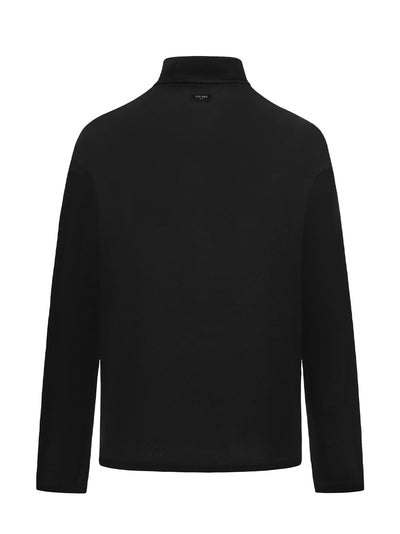 Acceptance Zip-Up Cardigan Black