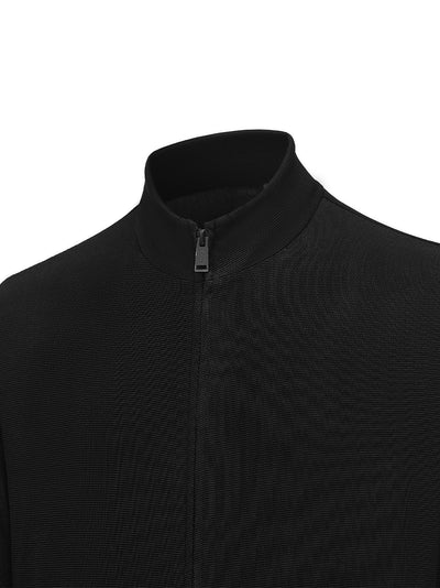 Acceptance Zip-Up Cardigan Black