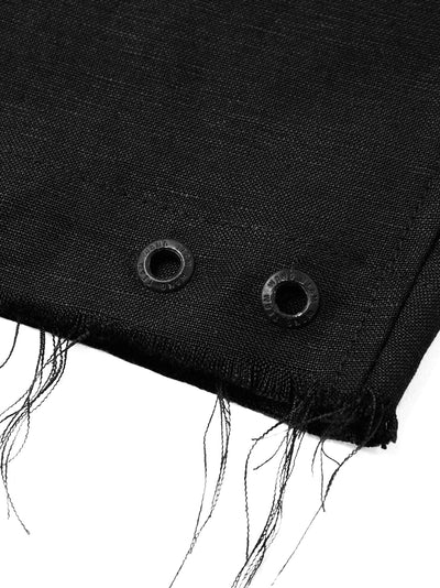 Acceptance Relaxed Draped Trousers Black