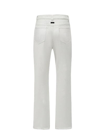 Acceptance Flare Jeans White