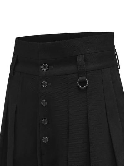 Acceptance High-Waisted Scimitar Trousers Black