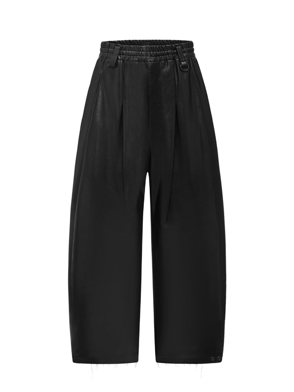 Acceptance Faux Leather Trousers Black