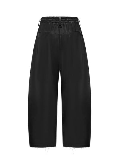 Acceptance Faux Leather Trousers Black