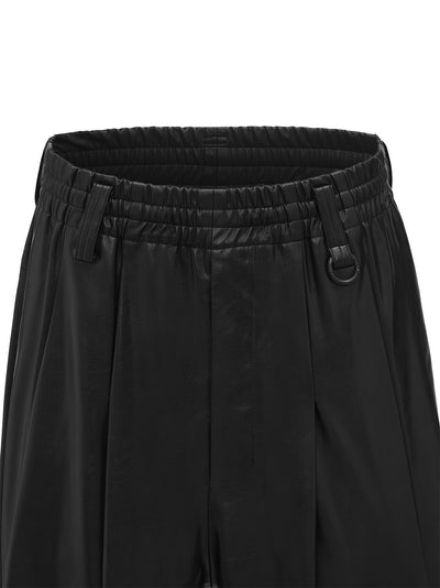 Acceptance Faux Leather Trousers Black