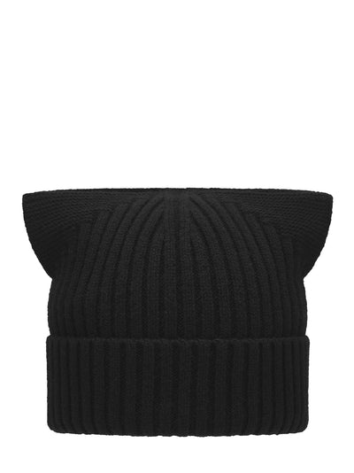 Acceptance Ears Knit Beanie Black