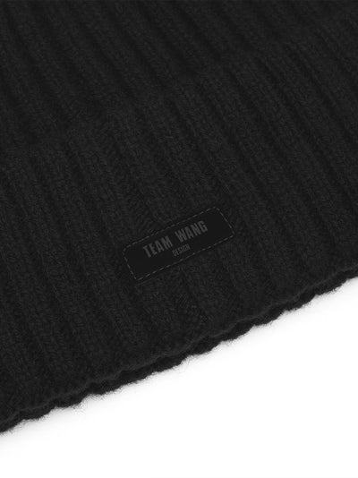 Acceptance Ears Knit Beanie Black