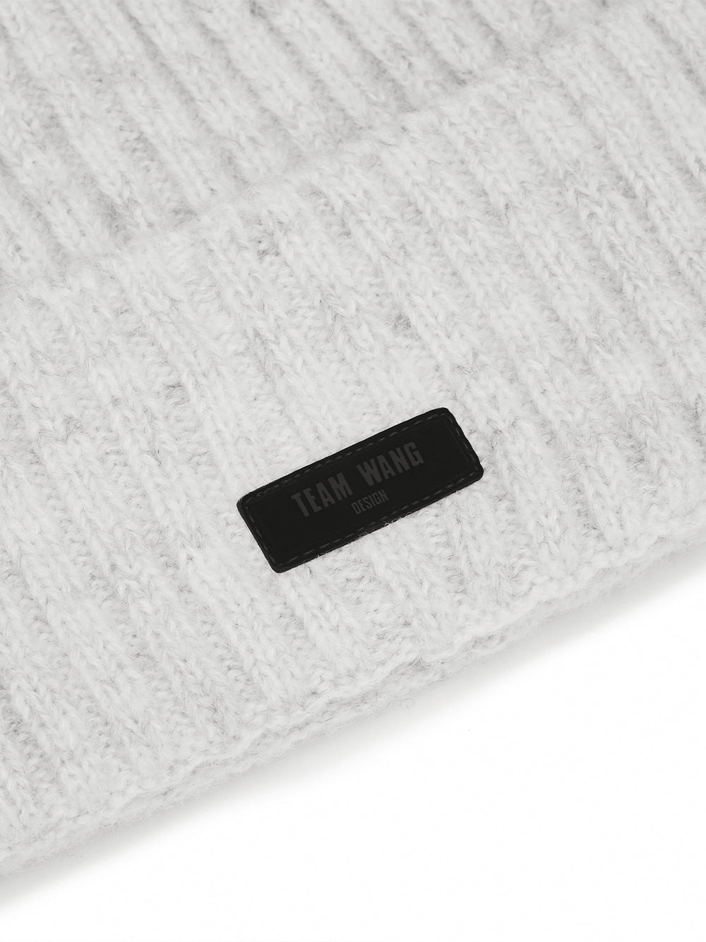 Acceptance Ears Knit Beanie White Gray