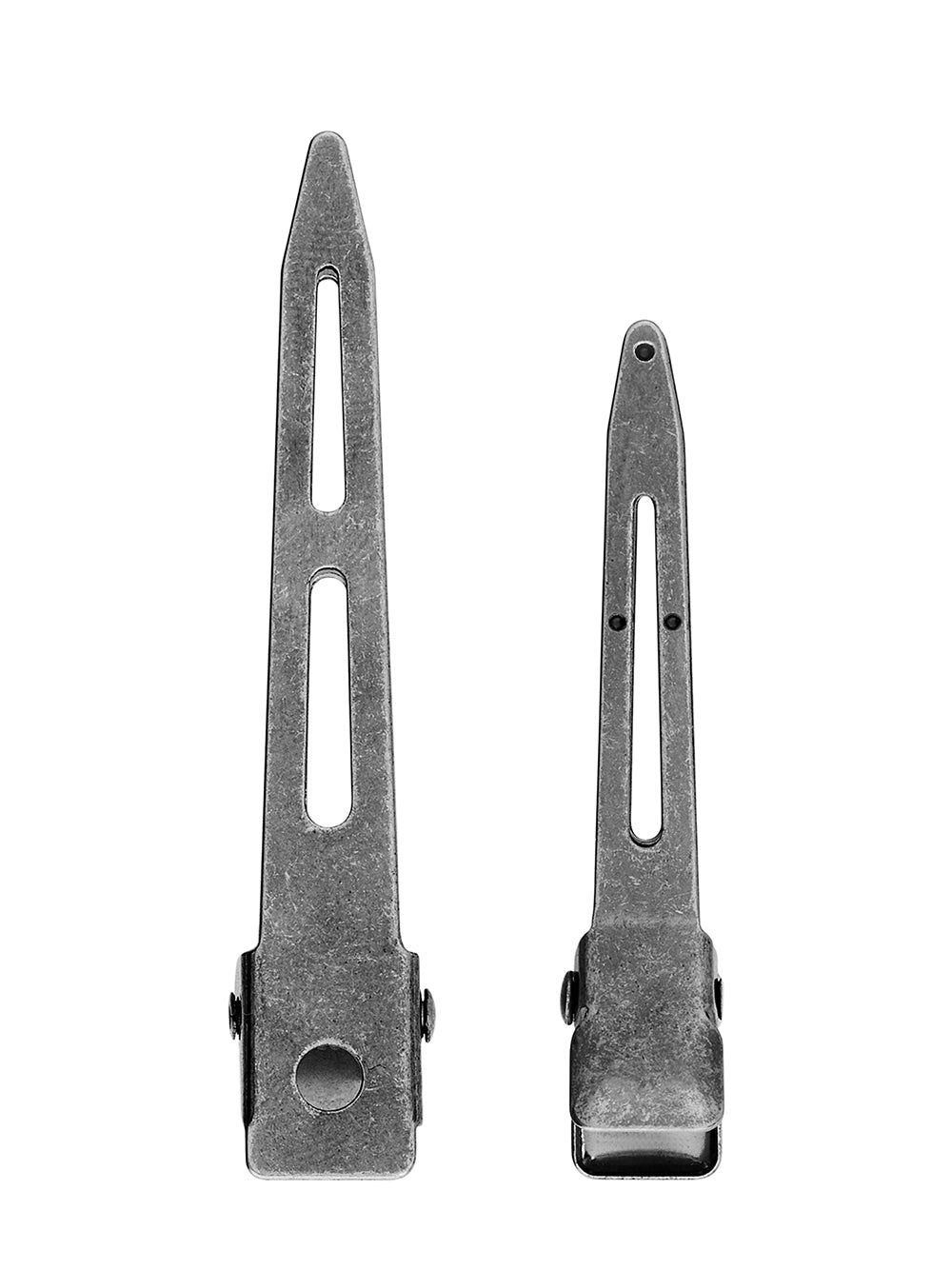 Acceptance Hair Clip Antique Silver&Black